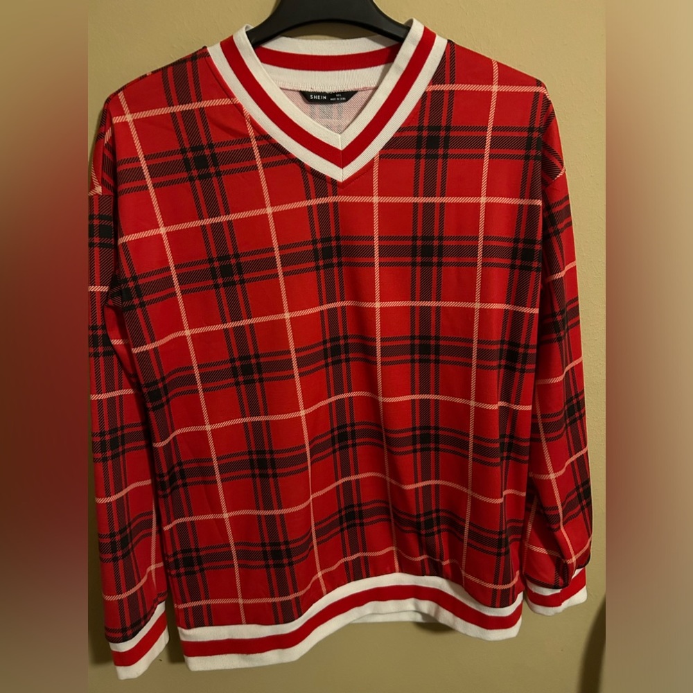 Red sweatshirt